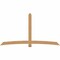 Ekena Millwork Bellingham Timber Gable Bracket, Western Red Cedar, 108"W x 58"H x 1 1/2"D x 5 1/2"F, 13/12 Pitch GBW108X58X0206BEL00SWR - alternate 1